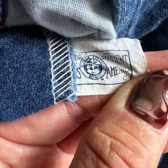 VTG Union Made OshKosh B’Gosh Plaid Flannel Lined Denim Overalls Size 4 - Picture 6 of 12